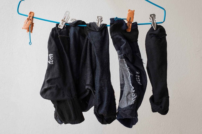 Wear clean and dry socks
