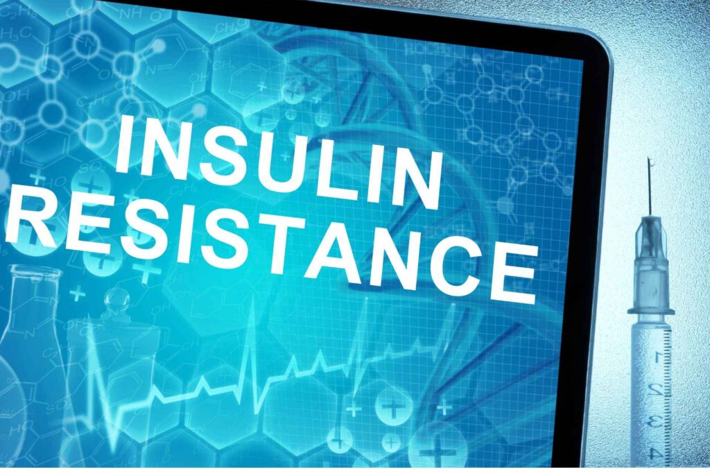 Insulin resistance on computer screen