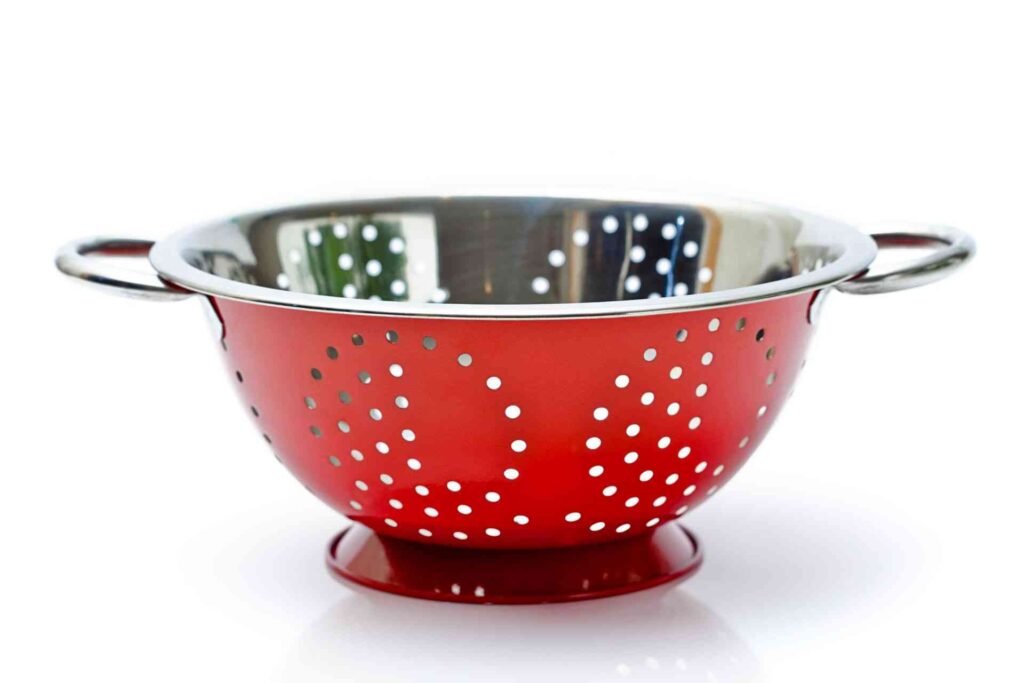 A colander