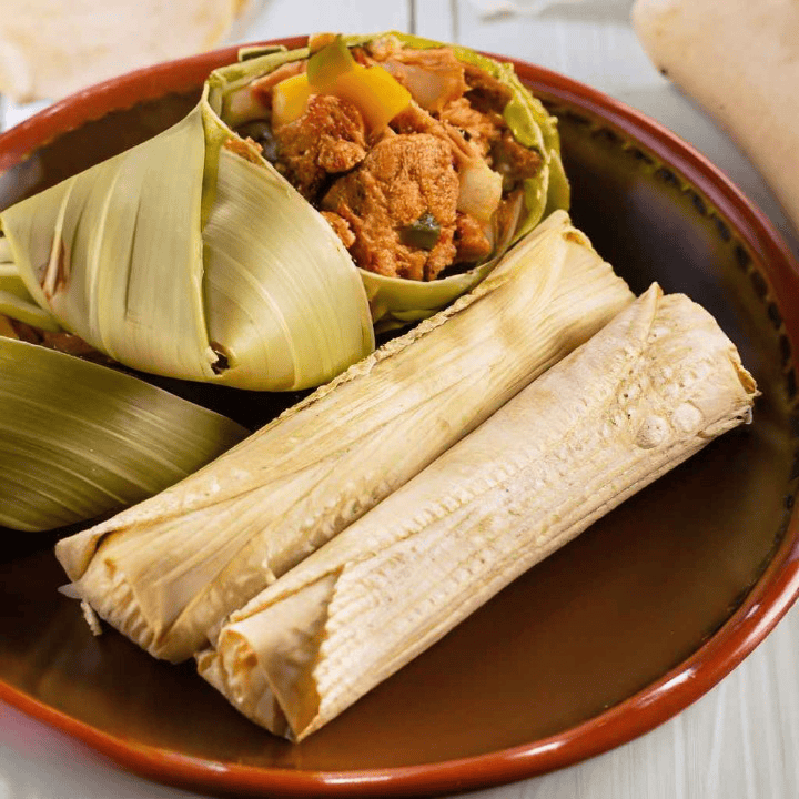 Chicken and Vegetable Tamales
