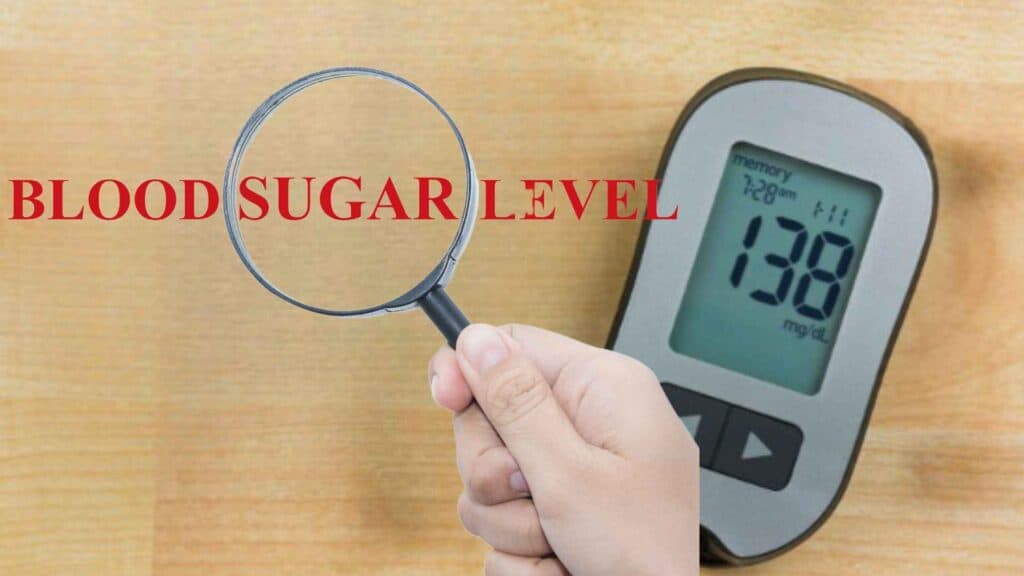 glucose monitor with search glass