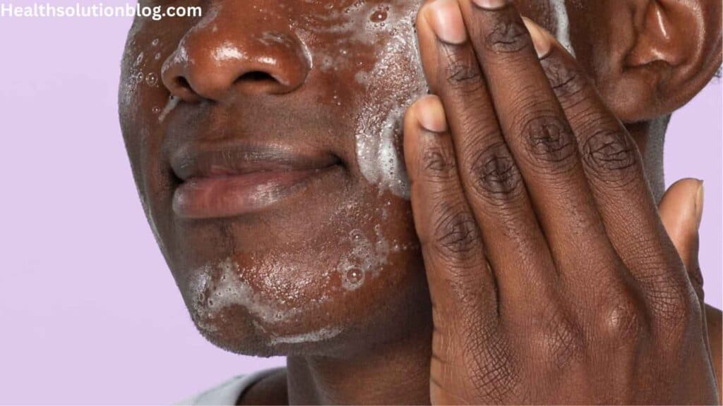 a BLACK MAN CLEANSING/EXFOLIATING FACE