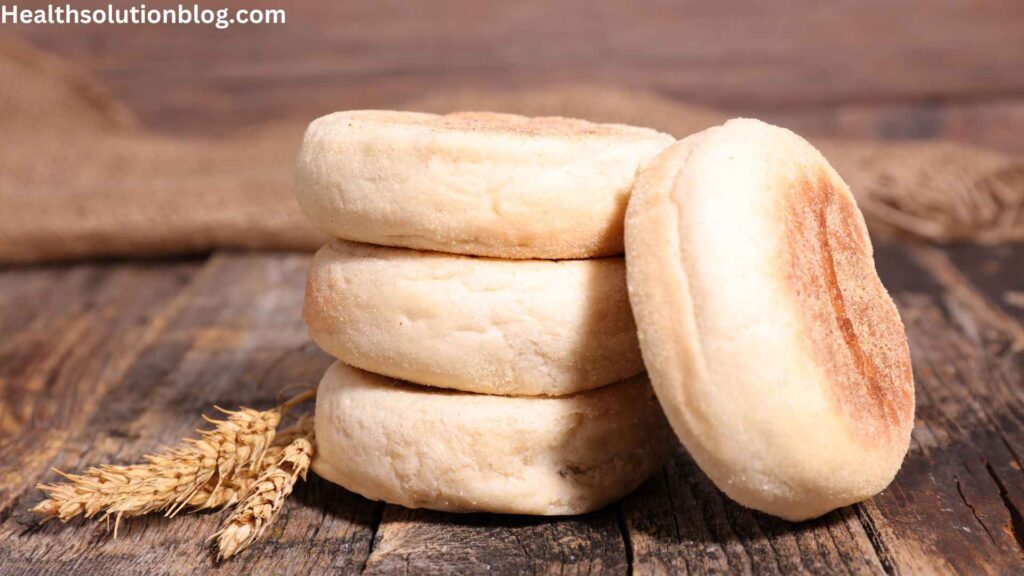English Muffin with wheat kernel