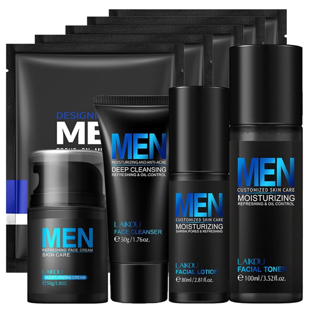 Cool Oil Control Mens Skin Care Set, Stocking Stuffer For Men