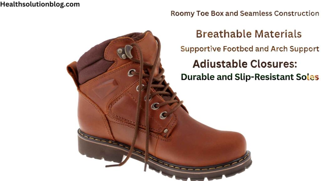 Boots with essential features written to it