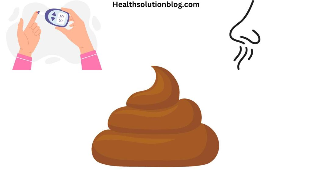 Poo, with nose and diabetic stufss in a picture, graphic art
