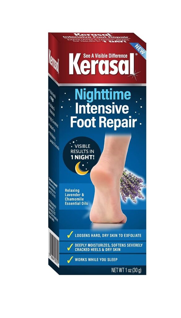 II.	Kerasal Nighttime Intensive Foot Repair, Skin Healing Ointment for Cracked Heels and Dry Feet