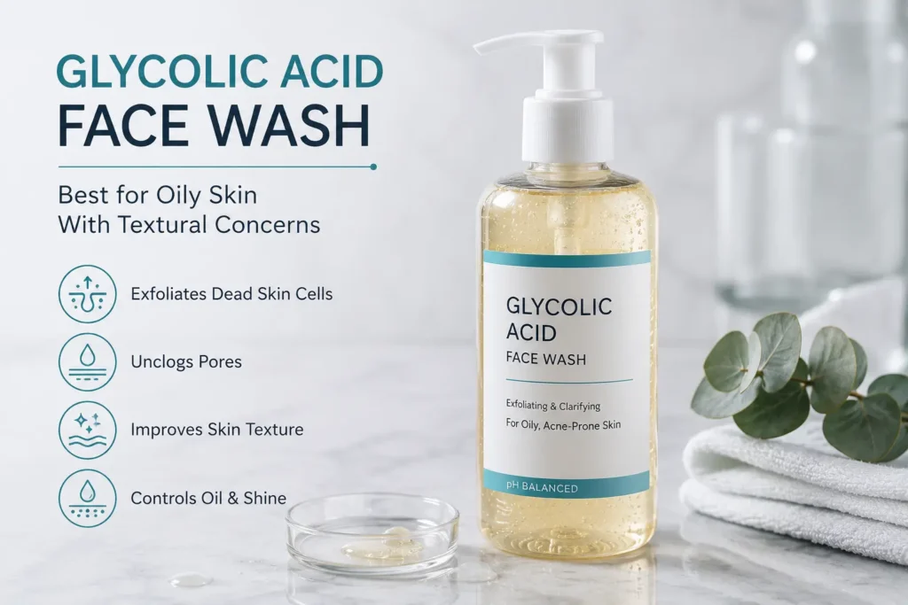 Glycolic Acid Face Wash — Best for Oily Skin With Textural Concerns