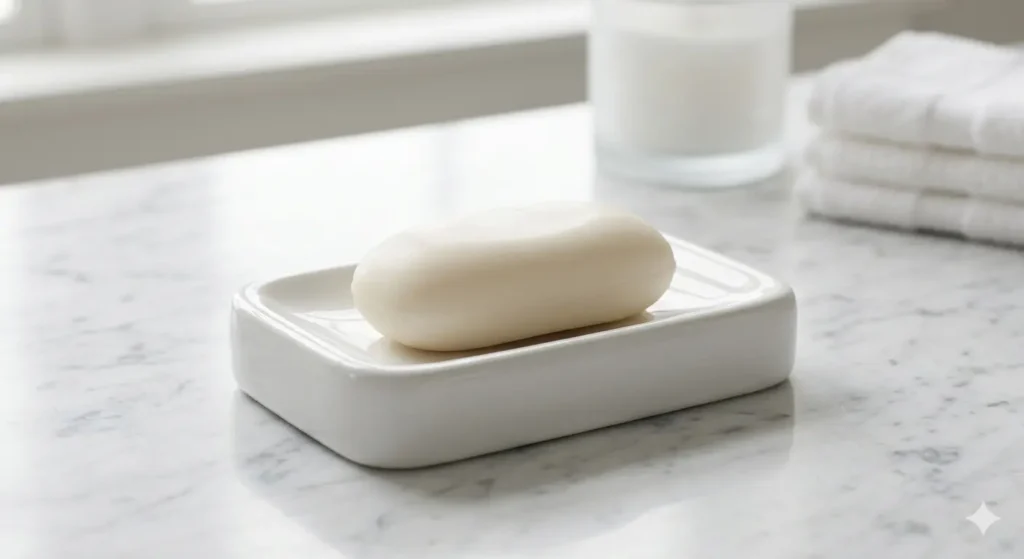 Syndet bar soap for dry sensitive skin — pH-balanced soap-free beauty bar