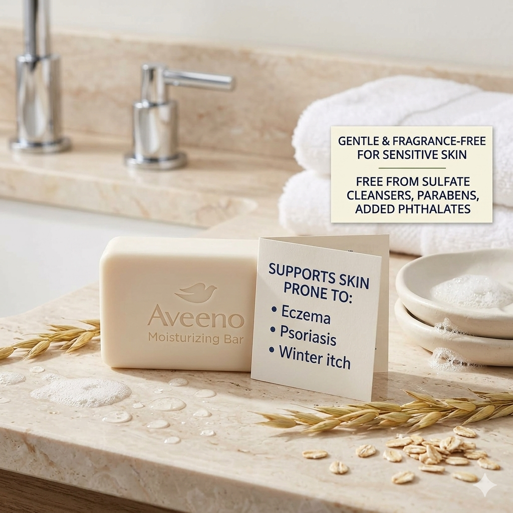 Generic oat cleansing bar for dry itchy eczema prone skin